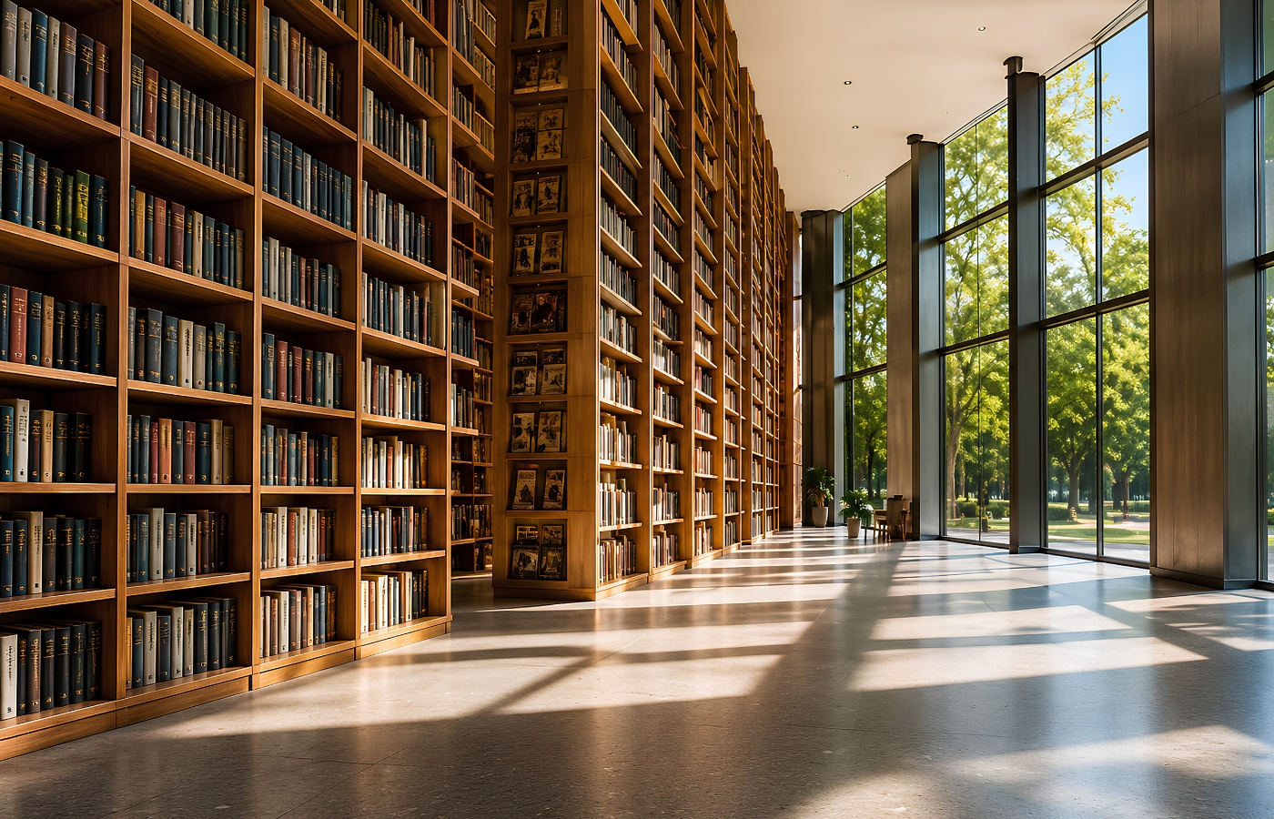 Abstract editorial composition representing SEED's Library